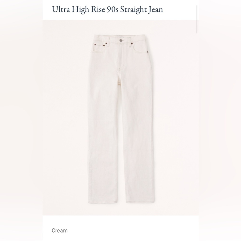 Women’s Ulta high rise 90’s straight jeans, size 29